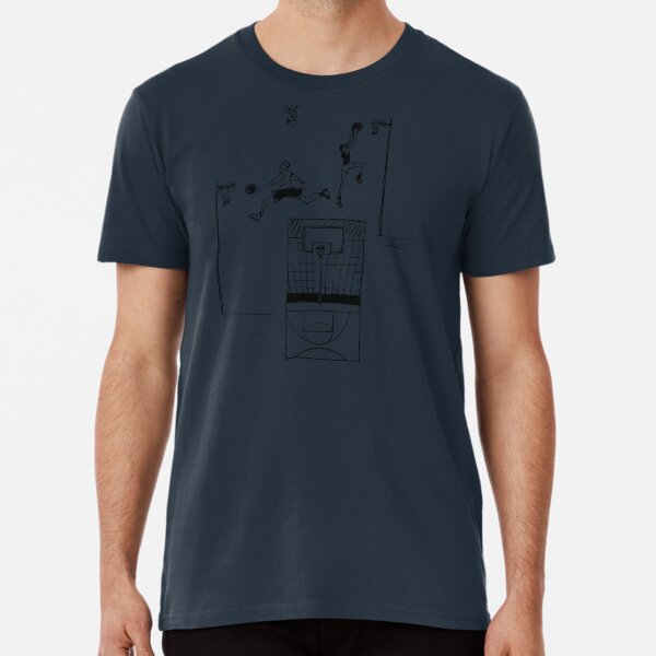 Basketball retro sketch Premium T-Shirt