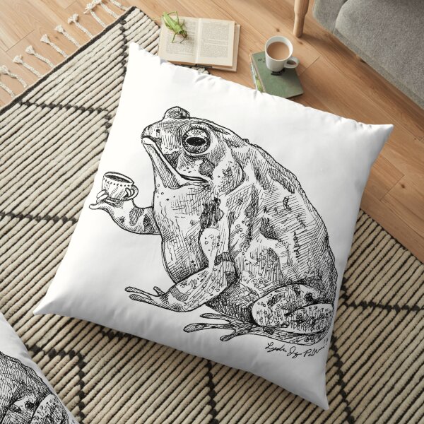 Tea Toad Floor Pillow