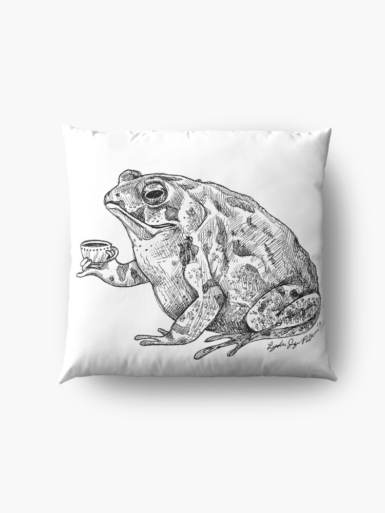 Alternate view of Tea Toad Floor Pillow