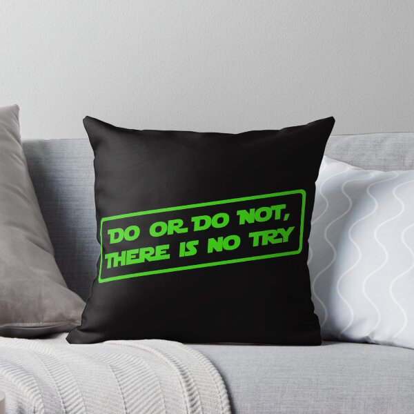 Item preview, Do or do not, there is no try... (All Green) designed and sold by DafyddEm.