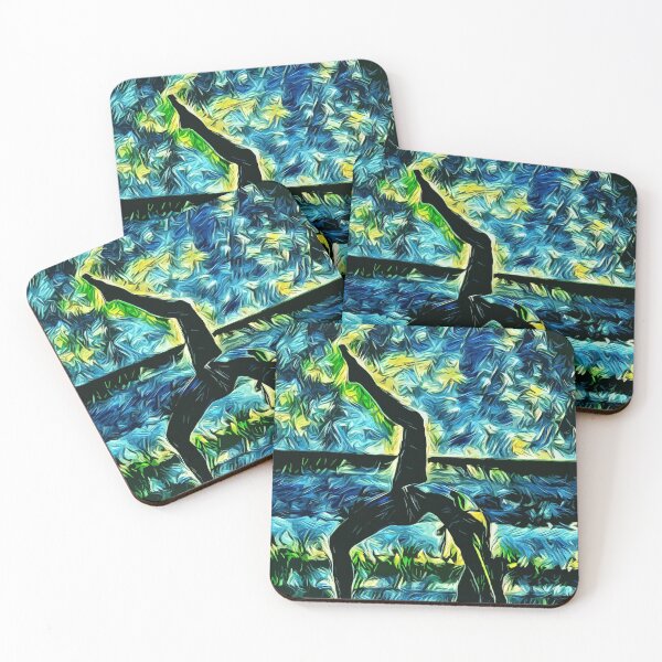 Item preview, Yoga Lovers art for health and wellness motivation designed and sold by Imaginarium Studio.