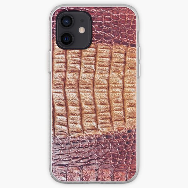 Croco Genuine Leather iPhone Soft Case