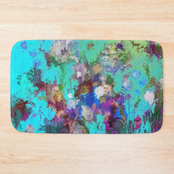 Item preview, Abstract Flowers Lila-Emerald designed and sold by runati.
