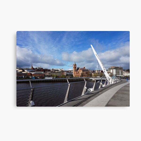 Across the bridge Canvas Print