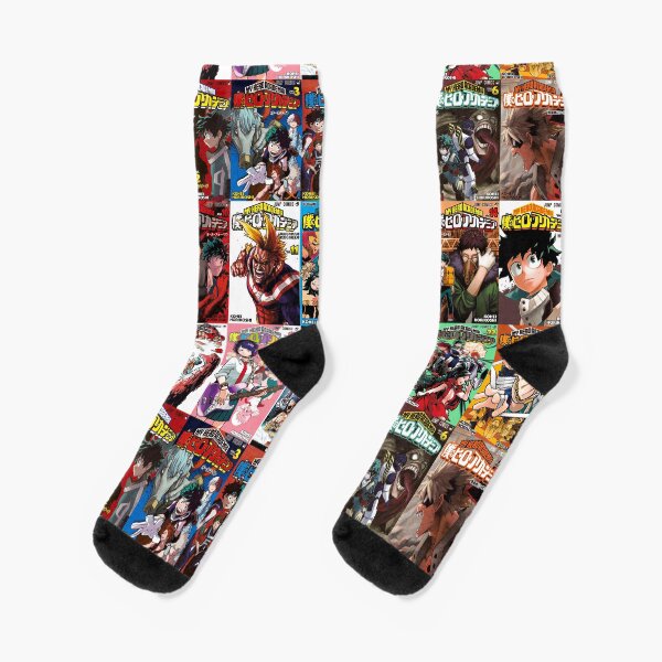 My Hero Academia Cover Collage Chaussettes