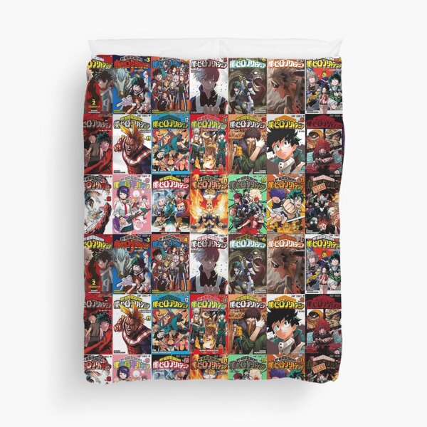 My hero academia Cover Collage Duvet Cover