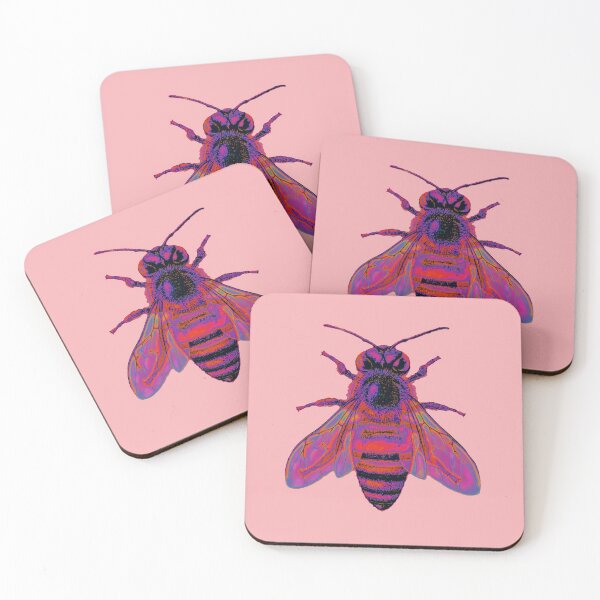 Item preview, Red Holographic Bee designed and sold by dinaaaaaah.