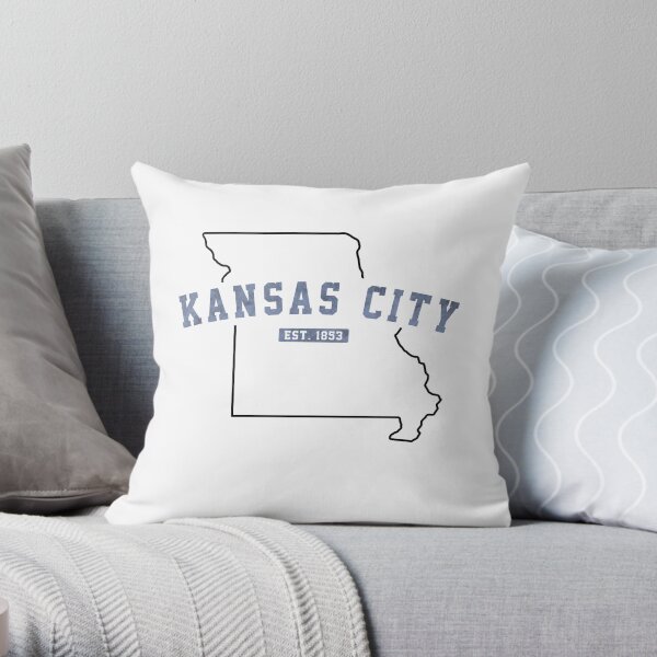 Kansas City, Missouri Throw Pillow