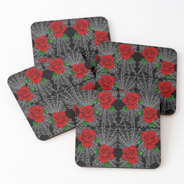 Item preview, Round pattern of roses and webbing  designed and sold by dtmtattoo.