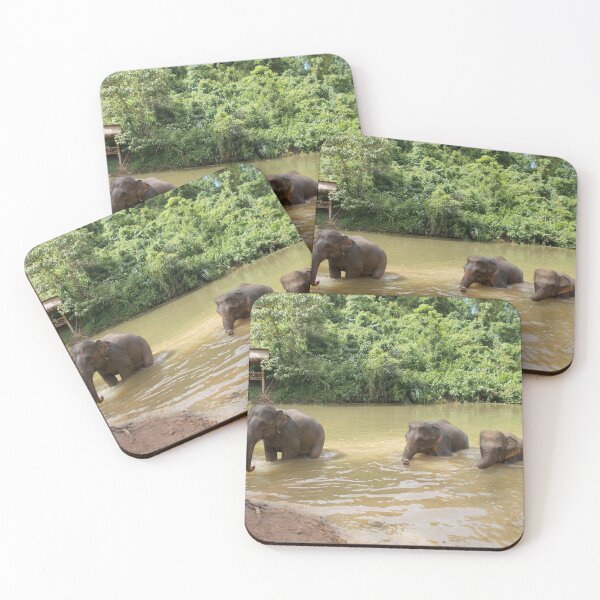 Item preview, Elephants A-Washin' designed and sold by Hazel Meades.