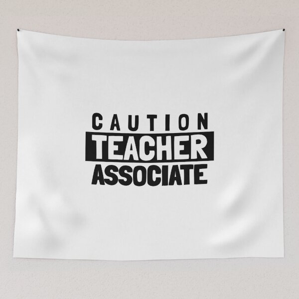 Item preview, Caution: Teacher Associate designed and sold by EdifyEra.