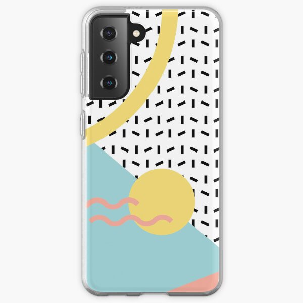 Memphis Pattern 8 - Retro 80s / 90s Samsung Galaxy Soft Case
