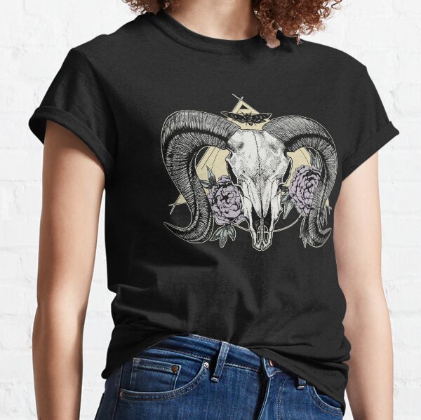 Ram Skull Color Classic T-Shirt