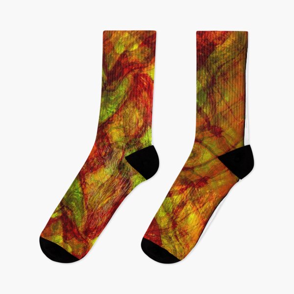 Item preview, Symmetric Abstract Yellow Green and Orange with Earthy Lines Design - Geometric Lizard designed and sold by AbstruseArtisan.