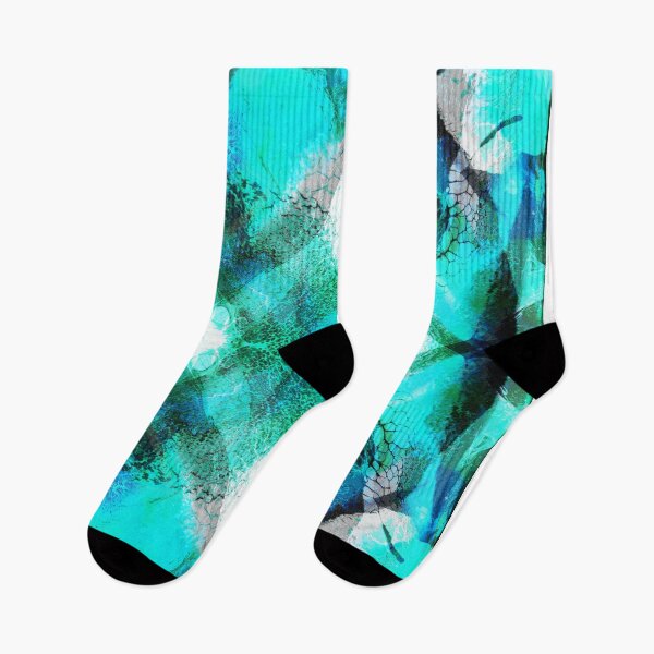 Item preview, Symmetric Abstract White Teal Black Bold Crossed Lines designed and sold by AbstruseArtisan.