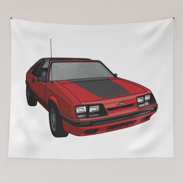 Item preview, Foxbody Mustang designed and sold by FlyingFridge (Celeste).