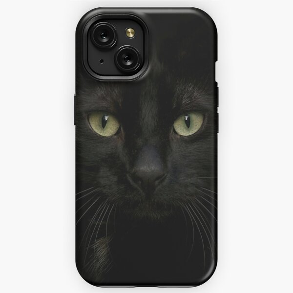 iPhone 13 mini Wallet Phone Case Black Cat