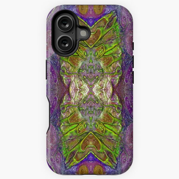 iphone case - textured lime iPhone Tough Case