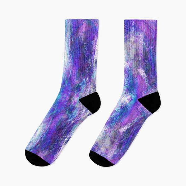 Item preview, Symmetric Abstract Blue Purple and White with Parallel Line Design - Loyal Lines designed and sold by AbstruseArtisan.