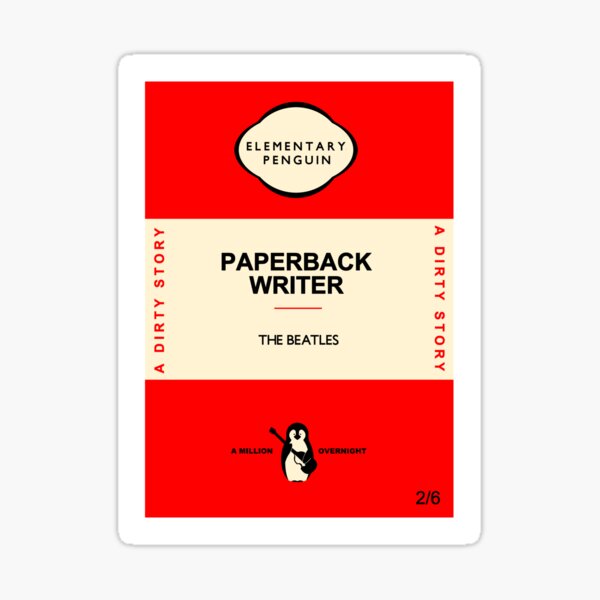 Fab Four Elementary Penguin Paperback Cover Sticker