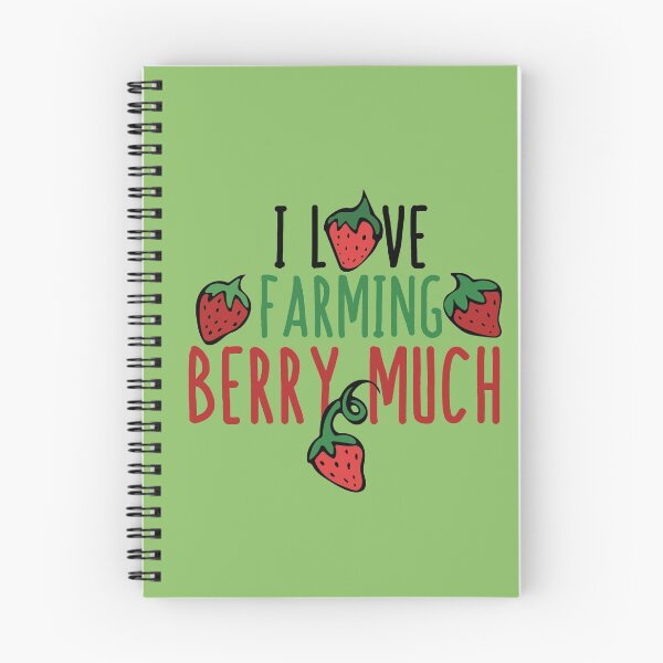 Item preview, I love farming BERRY MUCH designed and sold by FrictionMaxxing.