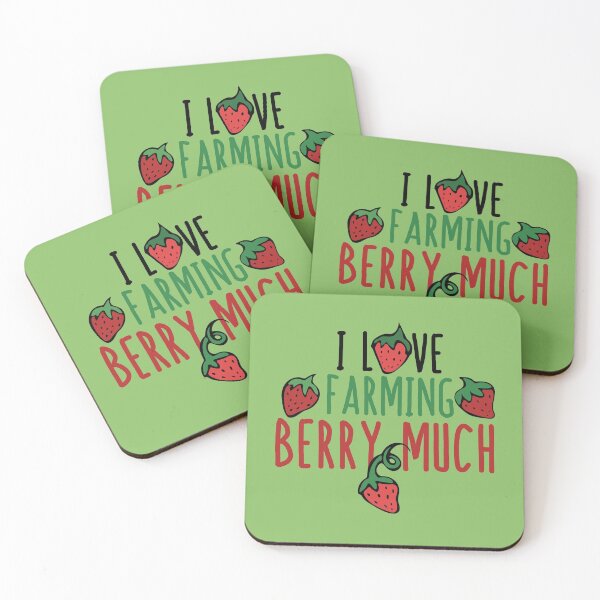 Item preview, I love farming BERRY MUCH designed and sold by FrictionMaxxing.
