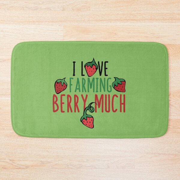 Item preview, I love farming BERRY MUCH designed and sold by FrictionMaxxing.