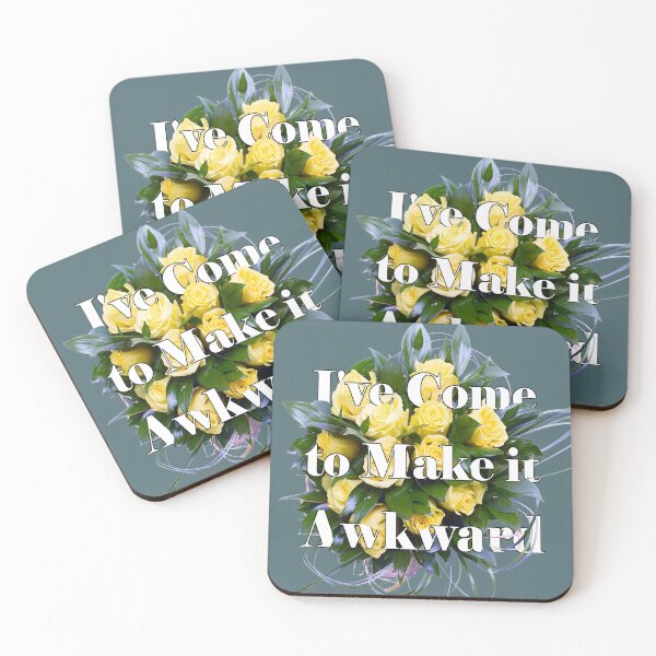 Item preview, I've Come to Make it Awkward Floral Design designed and sold by Paula Helit.