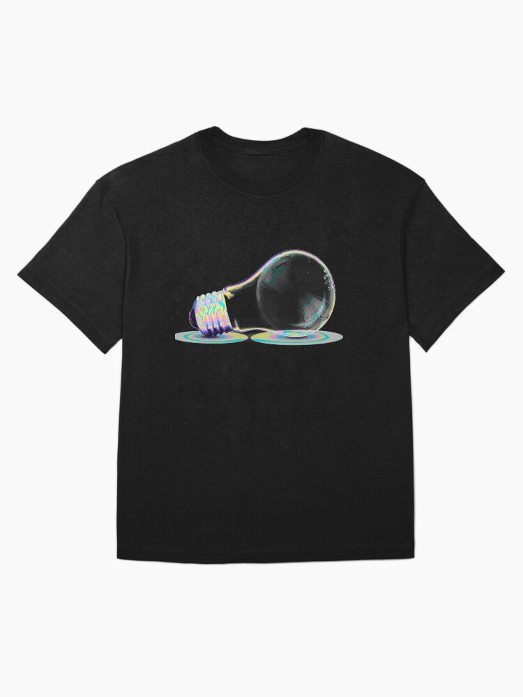 Thumbnail 3 of 7, Oversized T-Shirt, Holographic Light Bulb designed and sold by dinaaaaaah.