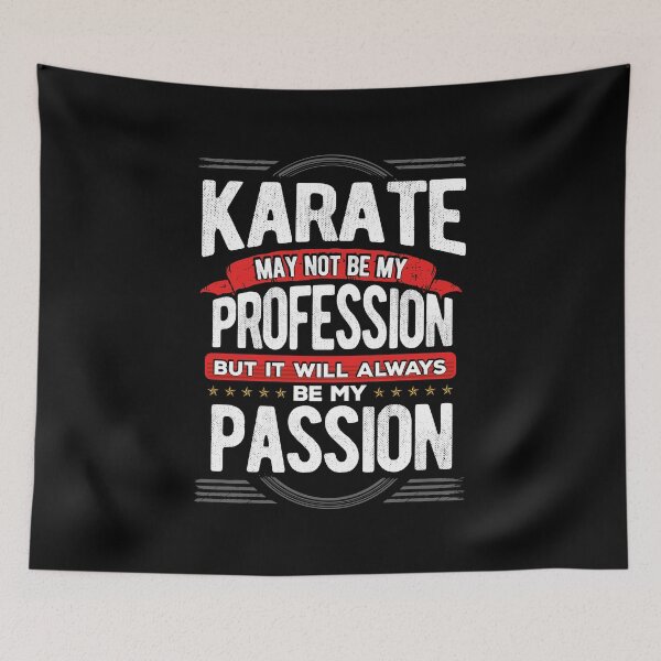 Item preview, Karate May Not Be My Profession But Its My Hobby print designed and sold by RedmonsDesigns.