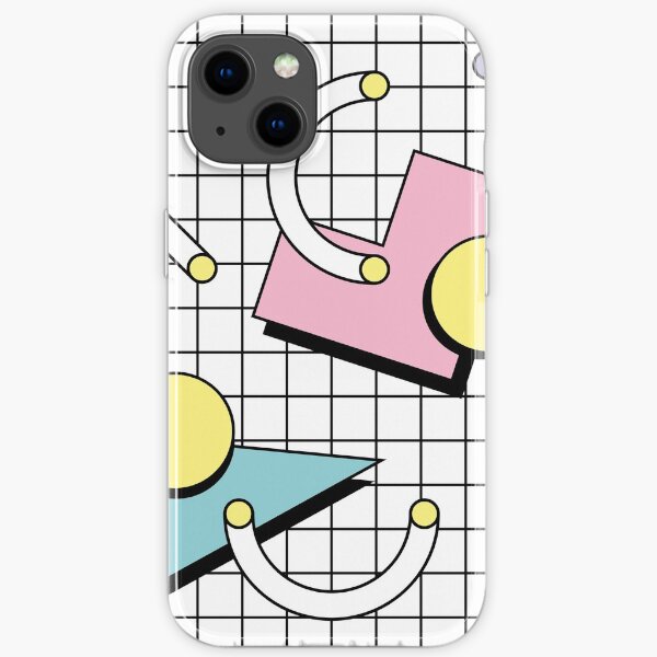 Memphis Pattern 24 - Retro 90s / 80s iPhone Soft Case