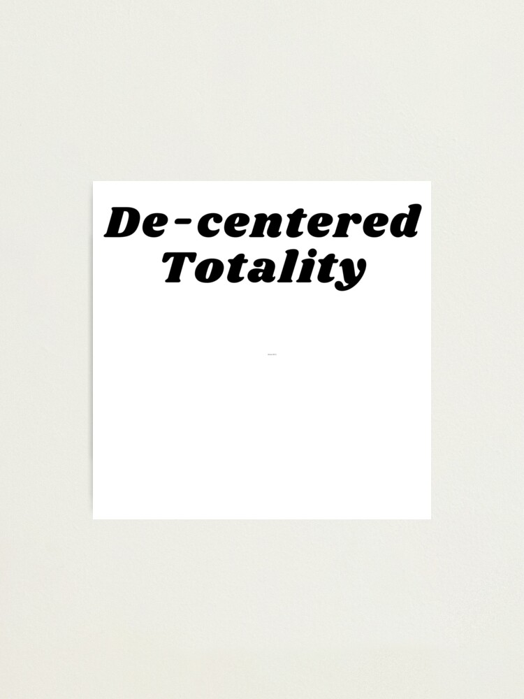 Alternate view of De-centered Totality Photographic Print