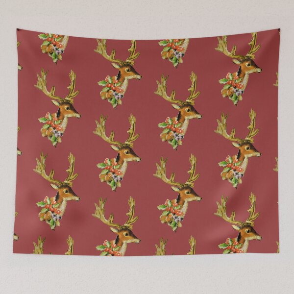 Item preview, Festive Fallow Deer designed and sold by snowydeer.
