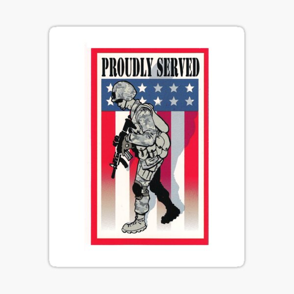 Proudly Served Sticker