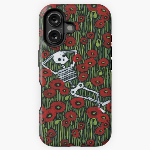 Item preview, Skeleton in the Poppies designed and sold by emilyryan.