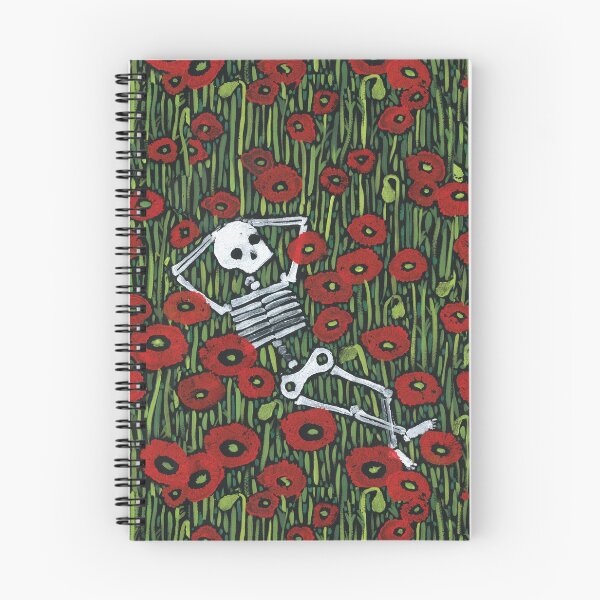 Item preview, Skeleton in the Poppies designed and sold by emilyryan.