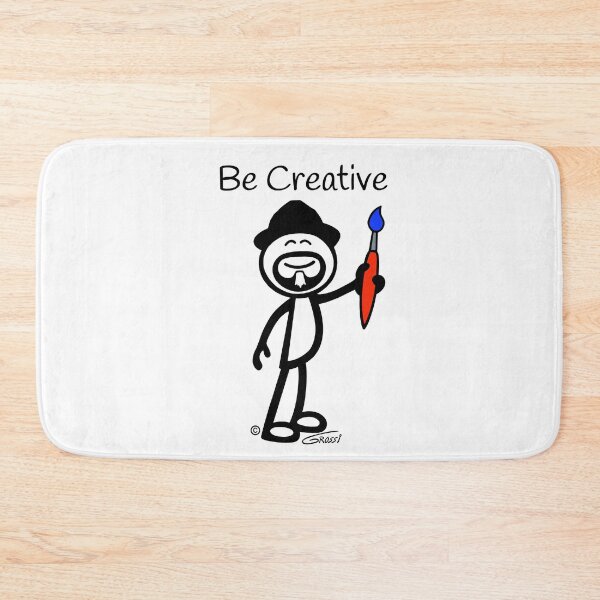 Item preview, GG Artist Stick Figure “Be Creative” designed and sold by GDGCreations.
