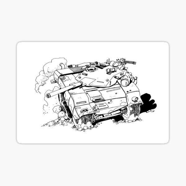 Tank Off road Sticker