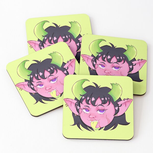 Item preview, Pink oni designed and sold by SlowWaifu.