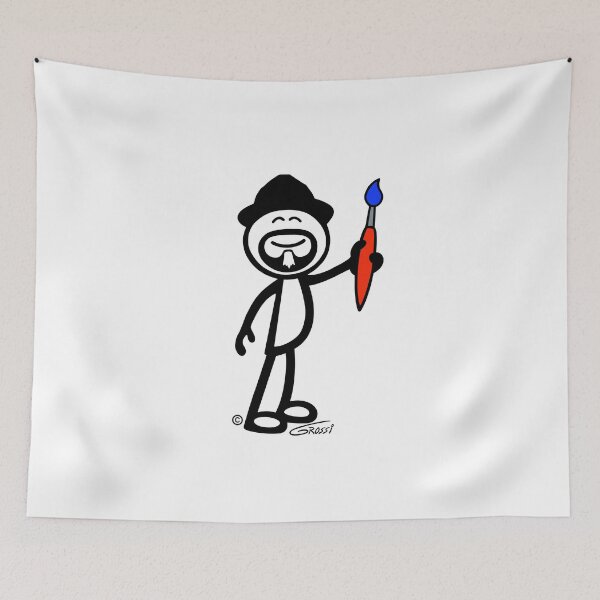 Item preview, GG Artist Stick Figure designed and sold by GDGCreations.