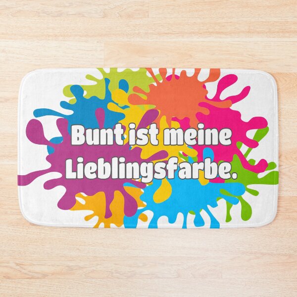 Item preview, Bunt ist meine Lieblingsfarbe. designed and sold by tannie.