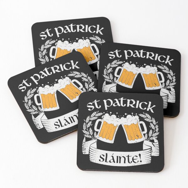 Item preview, Retro Saint Patricks Day Gaelic Irish Toast Slainte designed and sold by KiteOfWind.