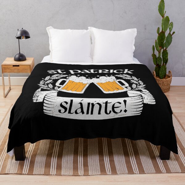 Item preview, Retro Saint Patricks Day Gaelic Irish Toast Slainte designed and sold by KiteOfWind.