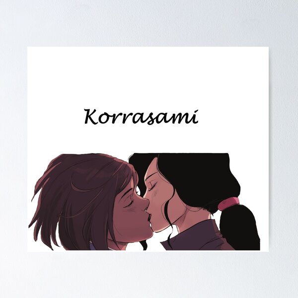 Artikelvorschau, Korra und Asami küssen sich entworfen und verkauft von Artemisb07.