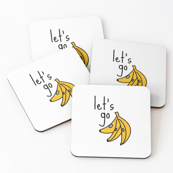 Item preview, Let's Go Bananas Sarcastic Witty Couch Potato Funny Joke Meme Introvert Awkward Relax Cute Happy Inspirational Gift designed and sold by EpsilonEridani.