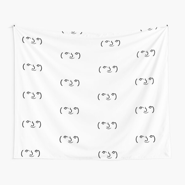 Lenny Face Tapestries Redbubble - roblox lenny face roblox xbox text chat
