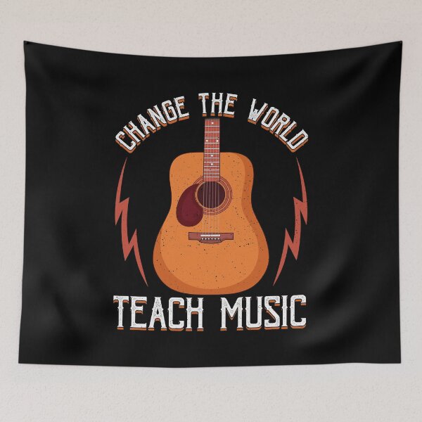 Item preview, Change The World: Teach Music Awesome Teacher designed and sold by perfectpresents.