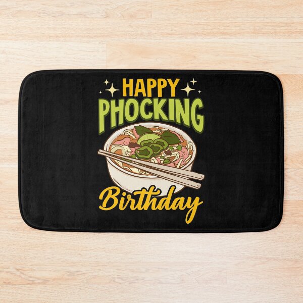 Item preview, Happy Phocking Birthday Funny Pho Birthday Pun designed and sold by perfectpresents.