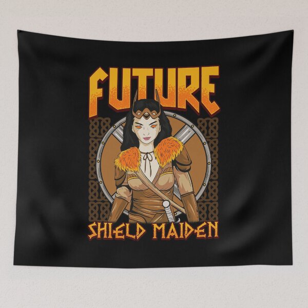 Item preview, Future Shield Maiden Female Viking Warrior designed and sold by perfectpresents.