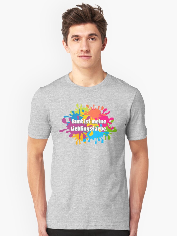 Alternate view of Bunt ist meine Lieblingsfarbe. Slim Fit T-Shirt